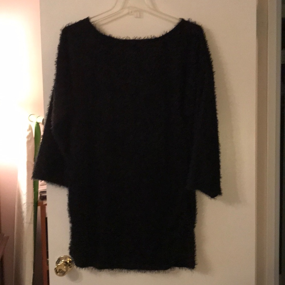 ! NOW HERE ! Mohair Off The Shoulder Sweater - Picture 5 of 5